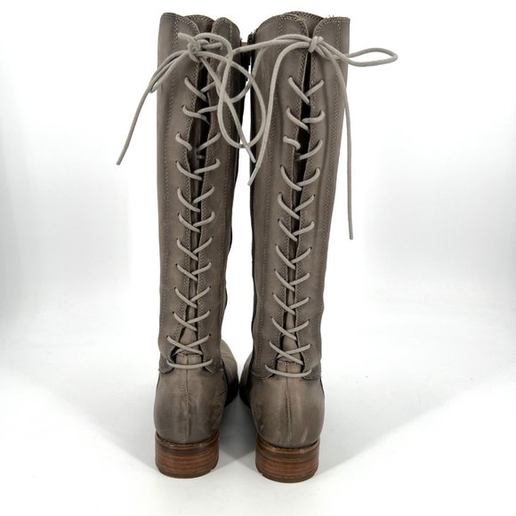 Sofft Women's Lace Up Boots - Taupe - Picture 4 of 11